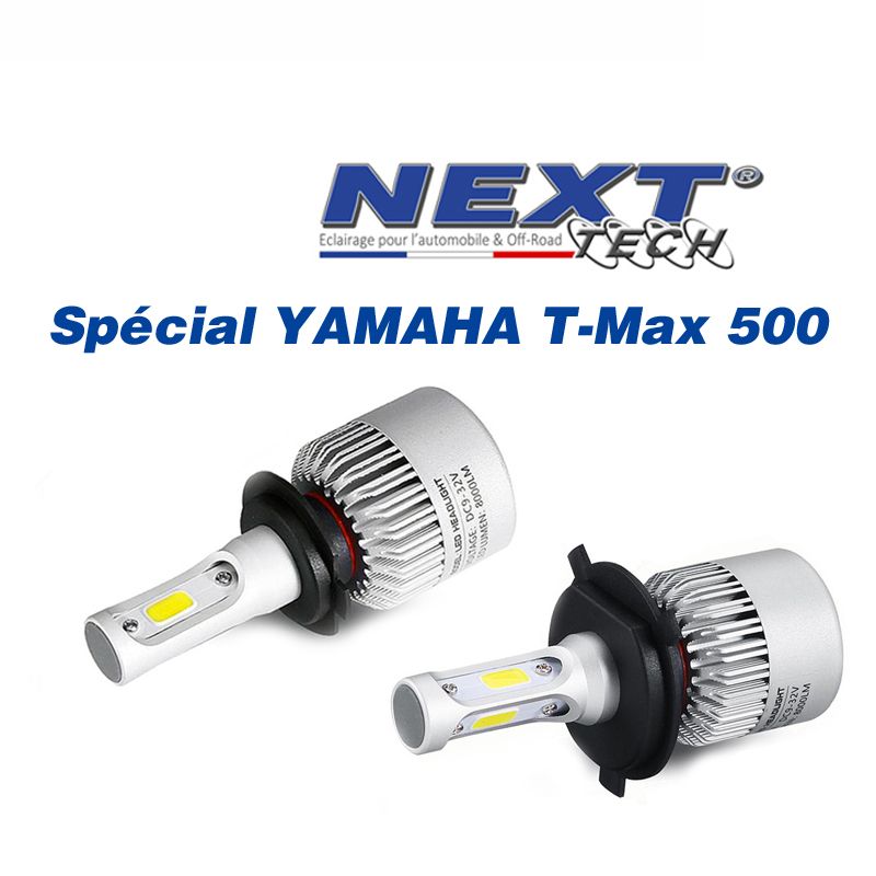 Kit LED Tmax 500 Yamaha H7 et H4 75W ventilé - Blanc
Phares LED YAMAHA T-Max 500 de la marque Next Tech Swiss, conçus pour une installation facile et une luminosité optimale.