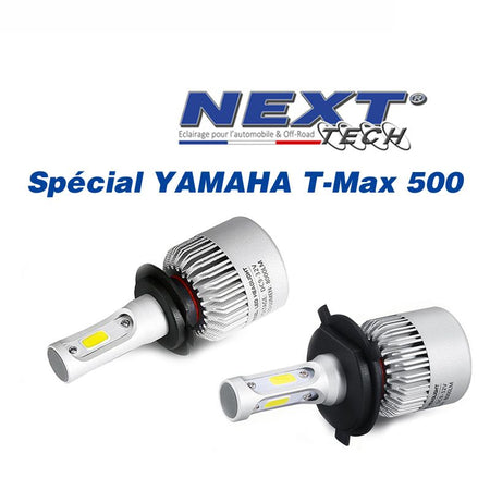 Kit LED Tmax 500 Yamaha H7 et H4 75W ventilé - Blanc
Phares LED YAMAHA T-Max 500 de la marque Next Tech Swiss, conçus pour une installation facile et une luminosité optimale.