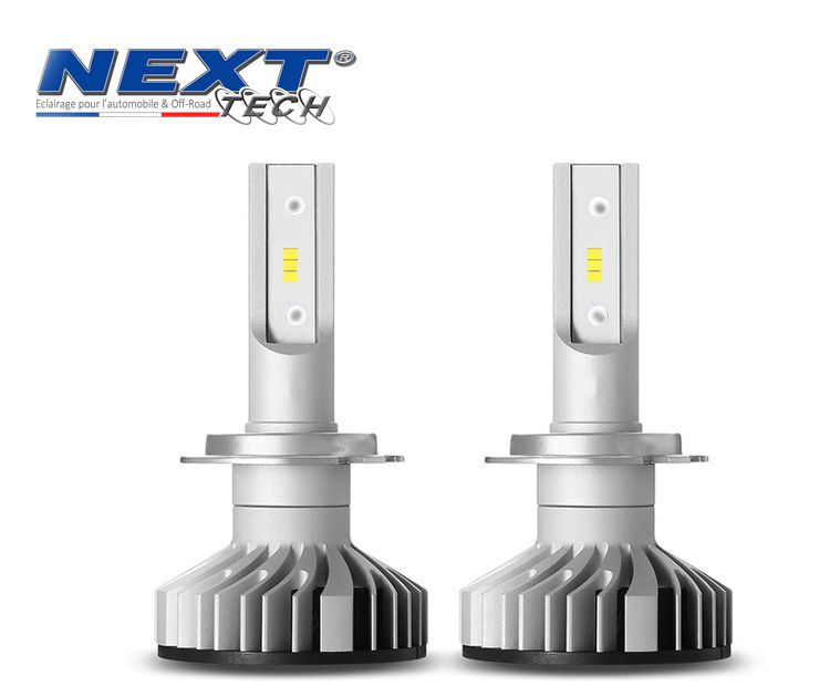 Ampoules LED H7 haute puissance CANBUS 6000K de la marque Next Tech Swiss