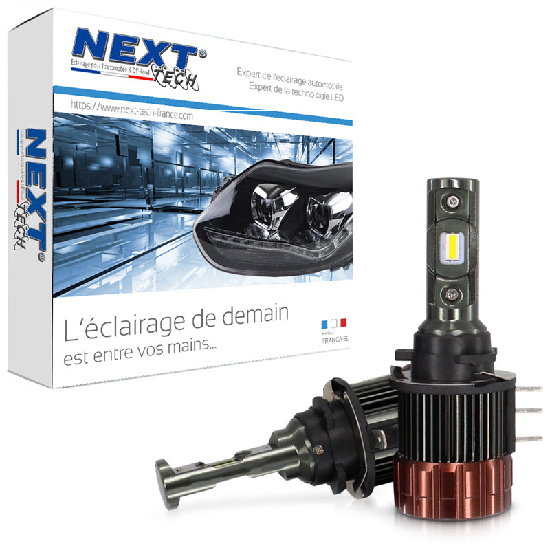 Ampoules LED H15 Canbus 6000K Next-Tech Swiss
Éclairage avant de haute qualité pour votre véhicule, offrant une luminosité supérieure et une efficacité énergétique optimale.
