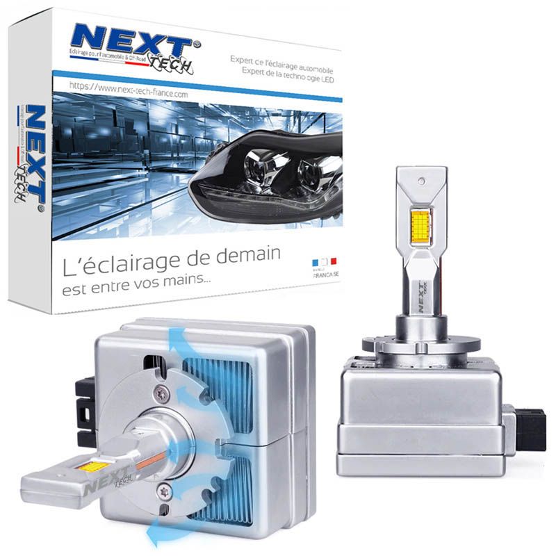 Ampoules LED D3S D3R 55W Plug and Play Canbus avancé de Next Tech Swiss