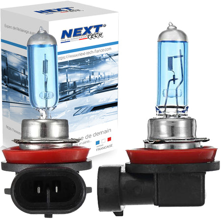 Ampoules H11 100W 6000K de Next Tech Swiss - Éclairage extra puissant pour votre véhicule
