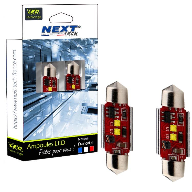 Ampoules LED C5W à 2 Cree Canbus 36mm de la marque Next Tech Swiss